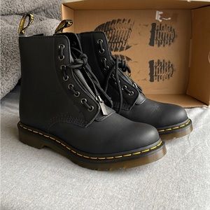 Dr. Martens 1460 Pascal Front Zip Boots
